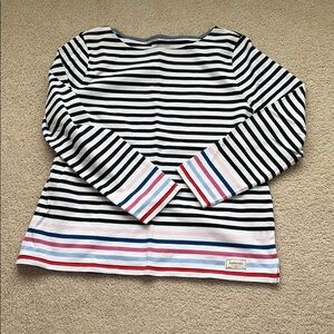 Talbots 100% cotton striped shirt